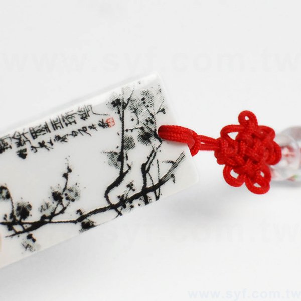 青花瓷隨身碟-陶瓷隨身碟-可加LOGO客製化印刷