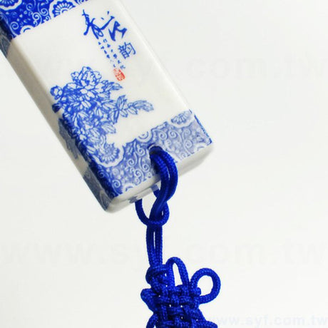 青花瓷隨身碟-陶瓷隨身碟-可加LOGO客製化印刷