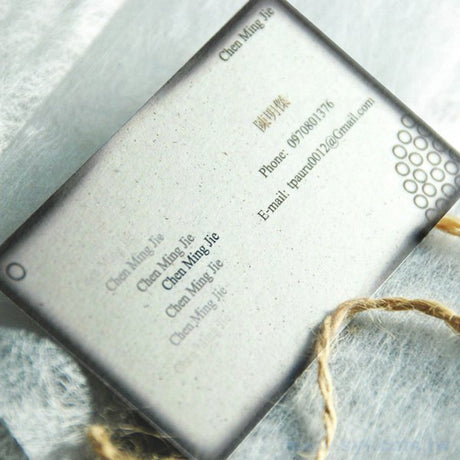 砂點紙200g名片製作-雙面彩色印刷-創意名片設計-多款名片材質可選
