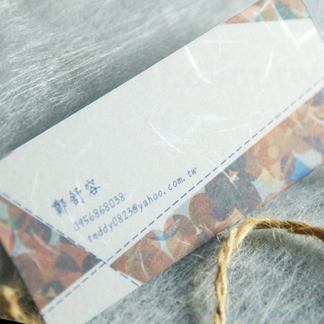 柳葉紙209g名片製作-雙面彩色印刷-客製化印刷創意名片設計