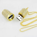 隨身碟-鑽石禮贈品USB-珠寶金屬隨身碟-客製隨身碟容量-採購推薦股東會紀念品