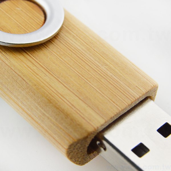 環保隨身碟-原木禮贈品USB-木製金屬旋轉隨身碟-客製隨身碟容量-採購訂製印刷推薦禮品