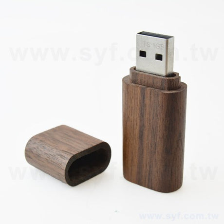 環保隨身碟-原木禮贈品USB-木製開蓋隨身碟-客製隨身碟容量-採購訂製印刷推薦禮品