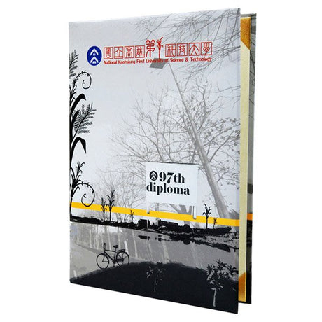 豪華彩漾左翻證書夾