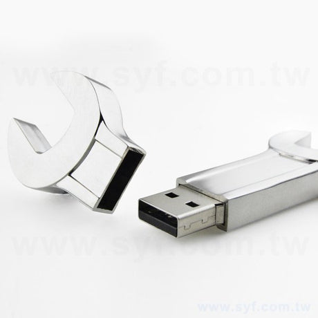 隨身碟-造型文具禮贈品-板手金屬USB隨身碟-客製隨身碟容量-採購訂製印刷推薦禮品