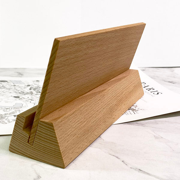 多功能月曆架-櫸木桌曆座