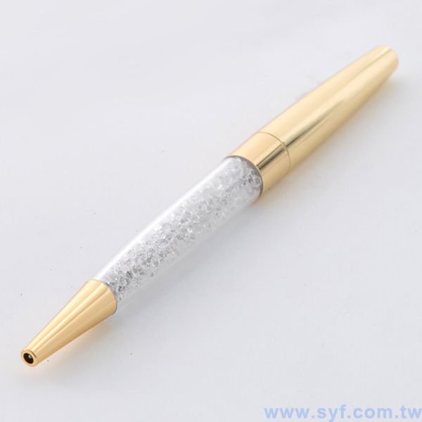 水晶禮品筆-金屬廣告筆-旋轉式原子筆-兩種款式可選-採購批發贈品筆