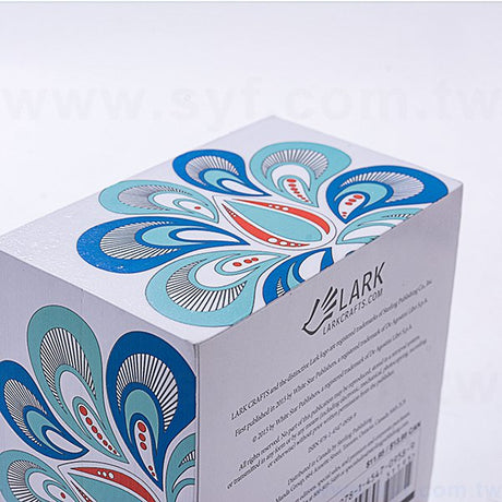 紙磚-方形創意便條紙-四面彩色印刷加封面-禮贈品客製造型便條紙