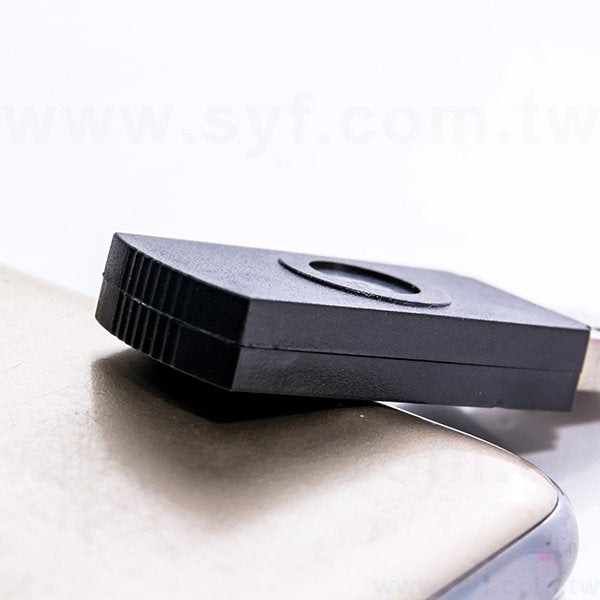 隨身碟-商務禮贈品簡約USB-黑色中心款隨身碟-客製隨身碟容量-採購訂製印刷推薦禮品
