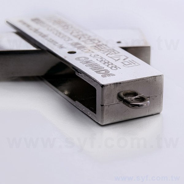 隨身碟-商務禮贈品-旋轉質感金屬USB隨身碟-客製隨身碟容量-採購訂製印刷推薦禮品