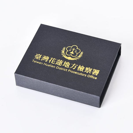 磁吸式紙盒-七賢脊椎外科醫院-掀蓋隨身碟禮物盒-內層附緩衝泡棉-客製化禮贈品包裝盒