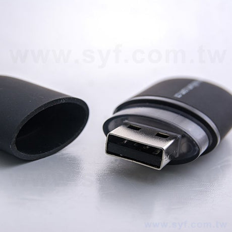 隨身碟-塑膠禮贈品吊飾USB-橢圓造型隨身碟-客製隨身碟容量-採購訂製印刷推薦禮品