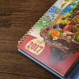 中式桌曆製作-粉紅藍黑三色膠台可選可燙金-客製化禮品送禮推薦