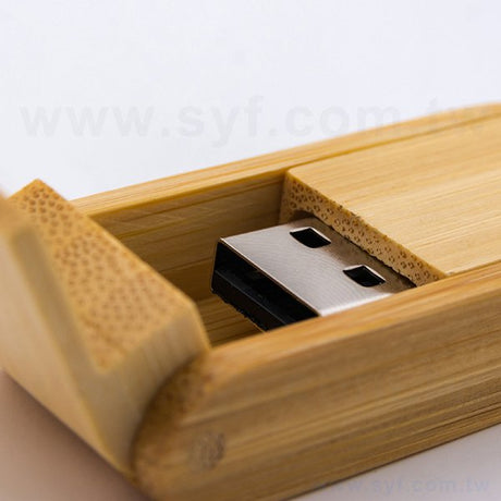 環保隨身碟-原木旋轉式USB-客製隨身碟容量-採購訂製印刷推薦禮品
