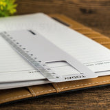 25K/32K/48K工商日誌-萬用手冊6孔黑/白透明書籤尺-工商日誌配件客製化禮品