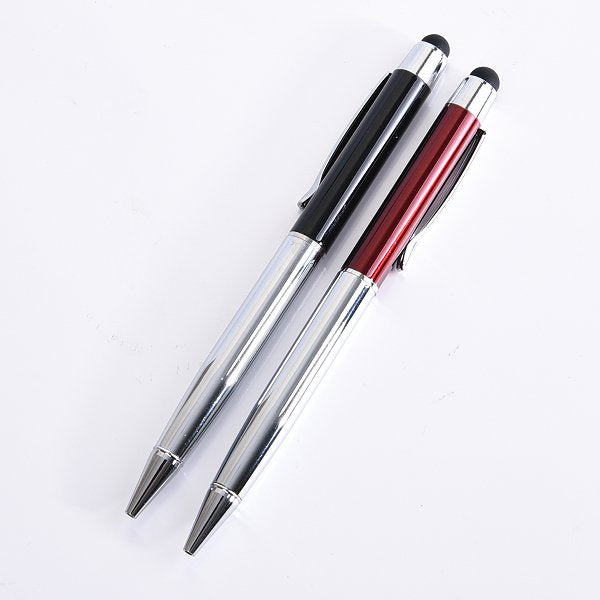 觸控筆-商務電容禮品多功能廣告筆-半金屬單色原子筆-採購訂製贈品筆