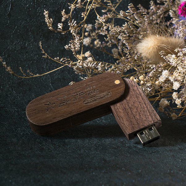 環保隨身碟-USB-木質旋轉隨身碟-客製隨身碟容量-採購訂製印刷推薦禮品