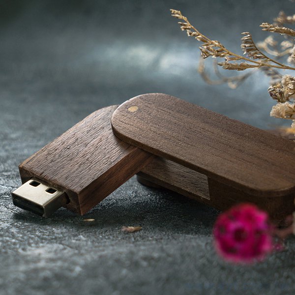 環保隨身碟-USB-木質旋轉隨身碟-客製隨身碟容量-採購訂製印刷推薦禮品