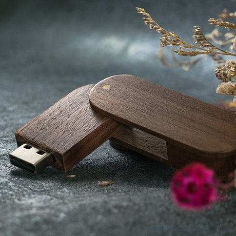 環保隨身碟-USB-木質旋轉隨身碟-客製隨身碟容量-採購訂製印刷推薦禮品