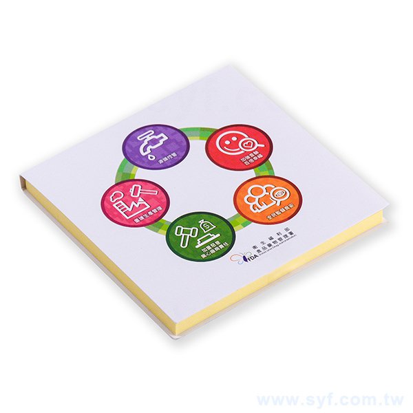 橫式便利貼-封面彩色印刷上霧膜