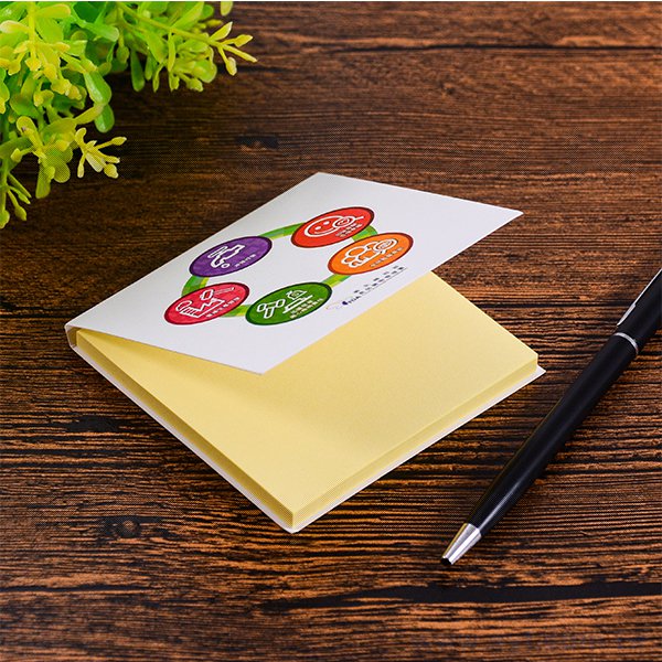 橫式便利貼-封面彩色印刷上霧膜