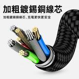 三合一磁吸接頭充電線