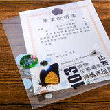 A4單層L夾