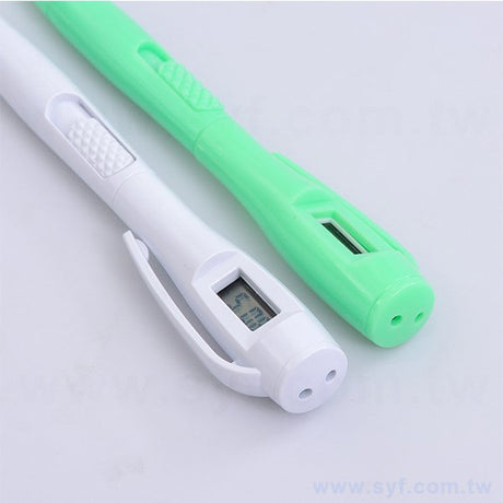多功能廣告筆-電子鐘原子筆