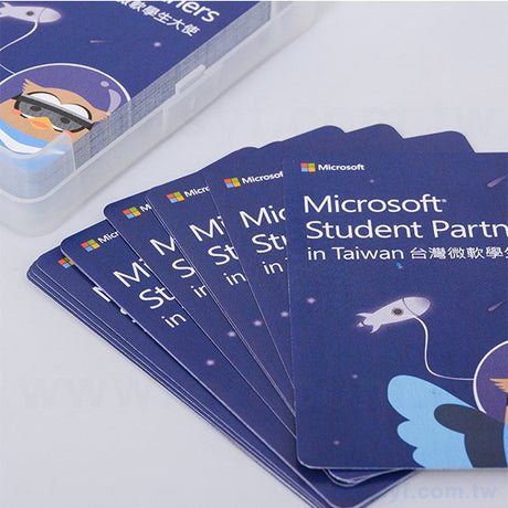 廣告撲克牌PP塑膠盒撲克牌