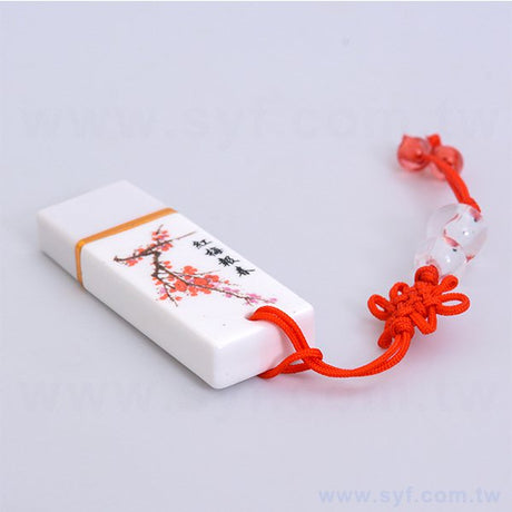隨身碟-中國風印刷青花瓷USB