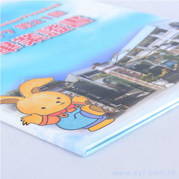  左翻證書夾-A4銅西卡霧膜精裝