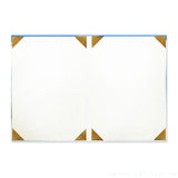 左翻證書夾-A4銅西卡霧膜精裝