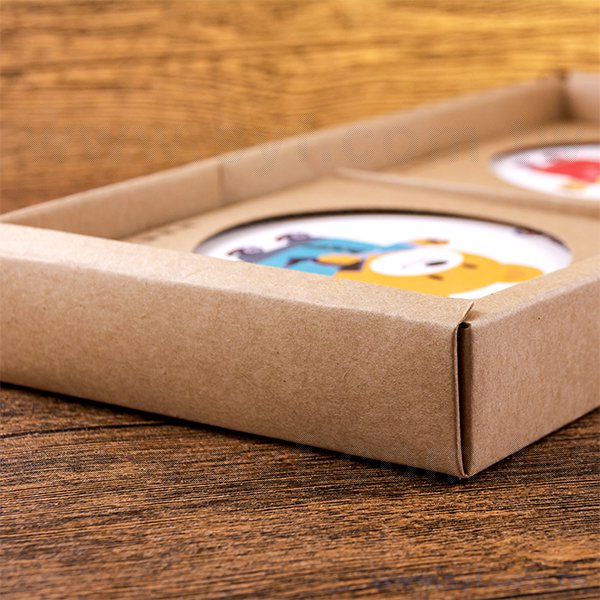 圓形陶瓷杯墊組-止滑吸水杯墊