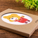 圓形陶瓷杯墊組-止滑吸水杯墊