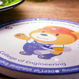 圓形陶瓷杯墊組-止滑吸水杯墊