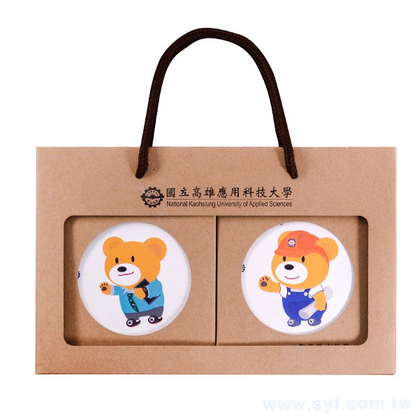 圓形陶瓷杯墊組-止滑吸水杯墊