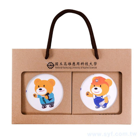 圓形陶瓷杯墊組-止滑吸水杯墊