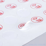 數位圓形易碎貼紙印刷