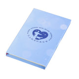 二合一書本式封卡便利貼