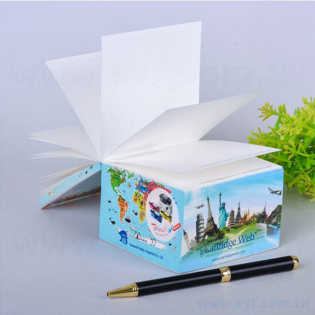 方型紙磚-9x9x6cm四面彩色印刷