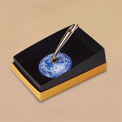 台灣青花磁吸筆插