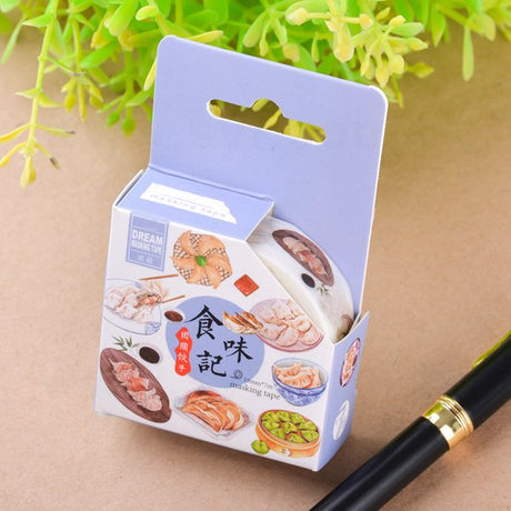 紙膠帶製作-圓標貼紙包裝紙膠帶