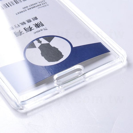 精品款2片IC卡壓克力材質識別證套