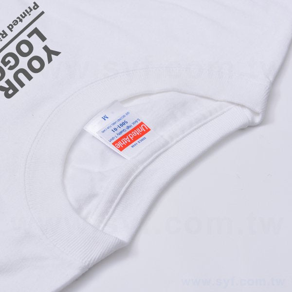 100%精梳棉圓領短袖T-Shirt