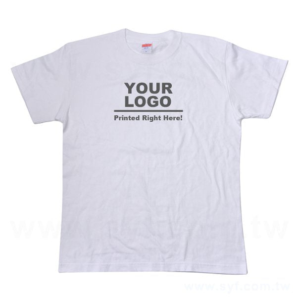 100%精梳棉圓領短袖T-Shirt