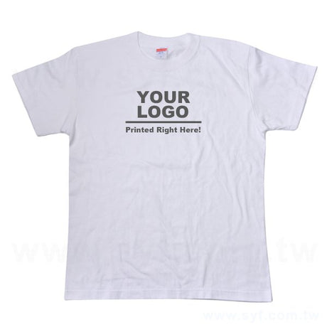 100%精梳棉圓領短袖T-Shirt