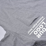 寬版口袋短袖T-Shirt