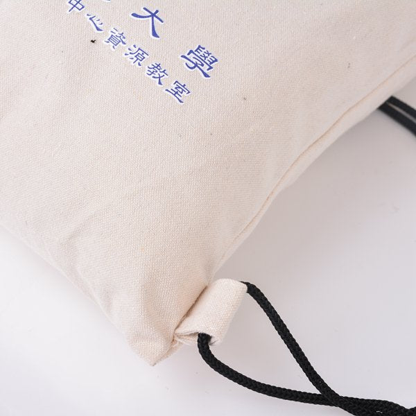 帆布平面束口後背包