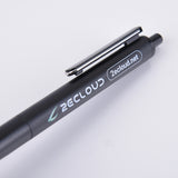 銀絲邊造型中油筆-客製印刷廣告筆